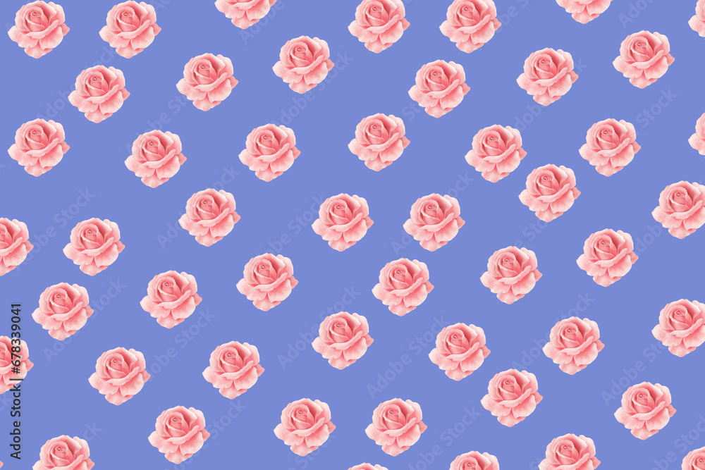 seamless pattern with roses seamless pattern with roses