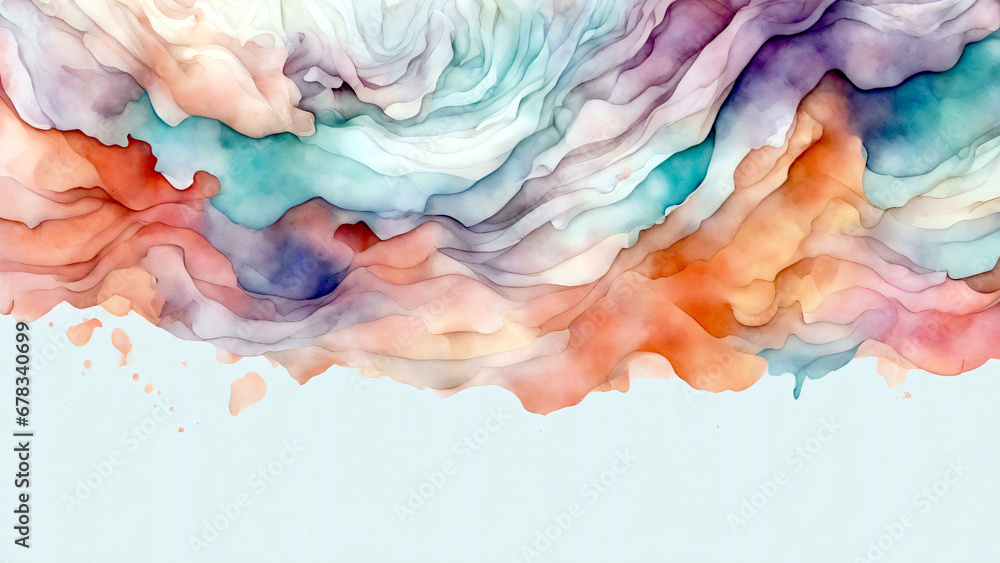 Abstrakte, farbenfrohe Wellen und Mustern. Web-Banner Graphic Resource als Hintergrund. Hintergrund für Copy Space Text