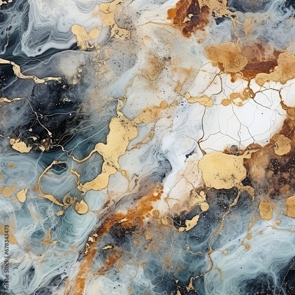 Marble and Granite texture, realistic, water color , generated by AI