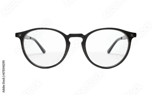 Flaw less Focus Sight Glasses on a Clear Surface or PNG Transparent Background.