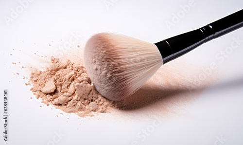 A cosmetic tool used by women to enhance their beauty, set against a white background.