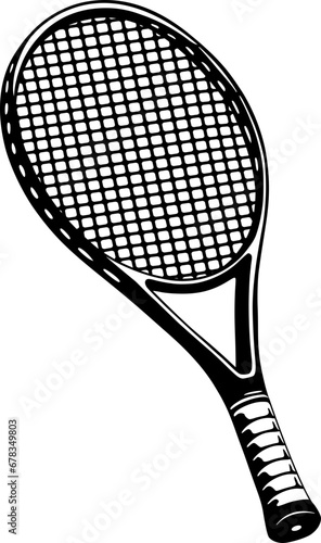 tennis racket illustration