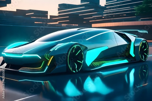 futuristic car from the future © reworldcreative
