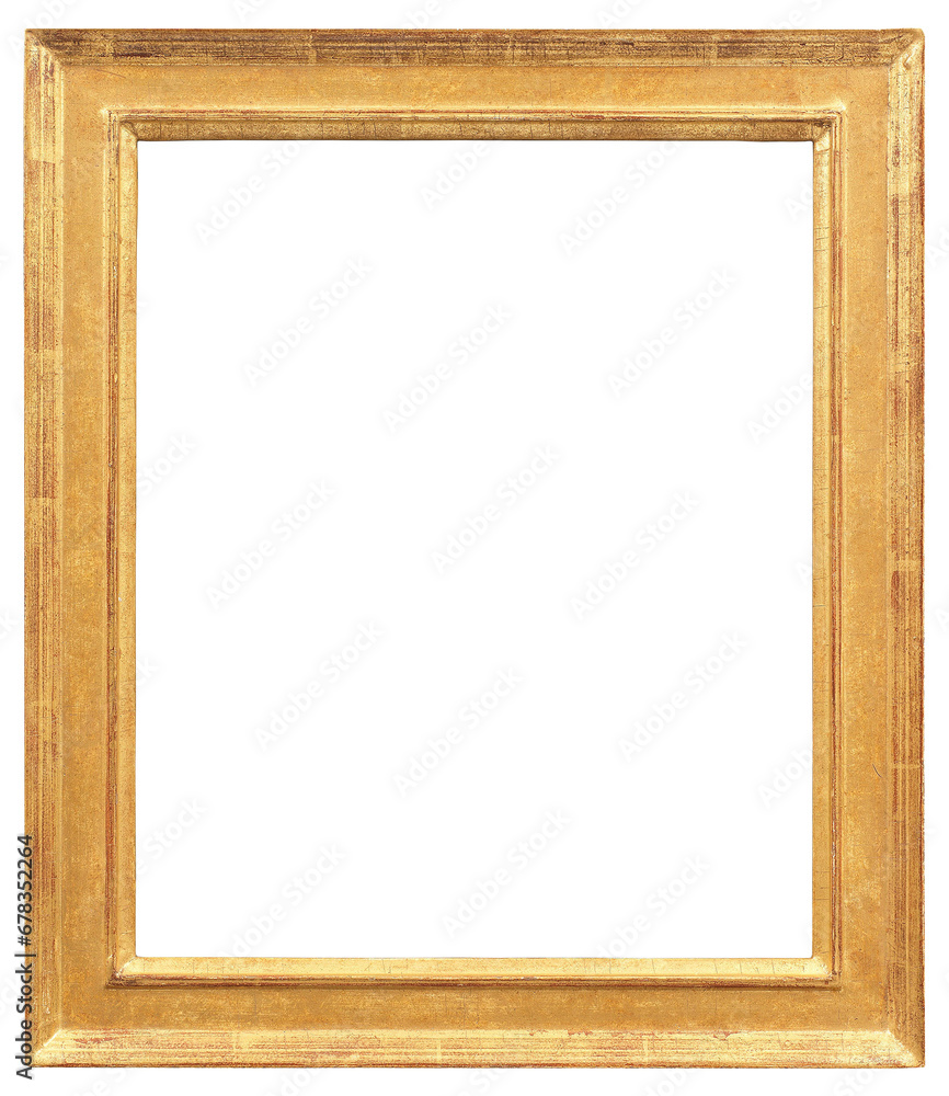 Old picture frame in PNG format on a transparent background. Old picture frame in PNG format on a transparent background.
