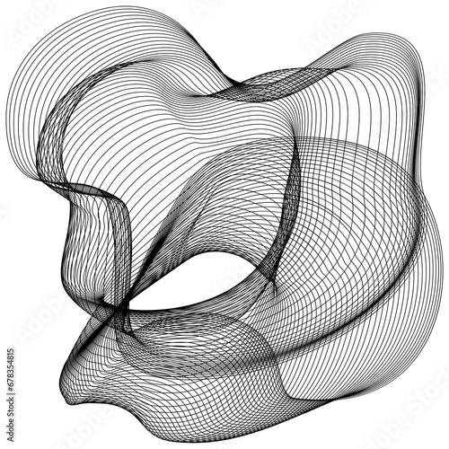 Abstract vector background. Monochrome illustration. Image contains a effect the black and white tones.