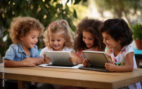Little kids being used comp...