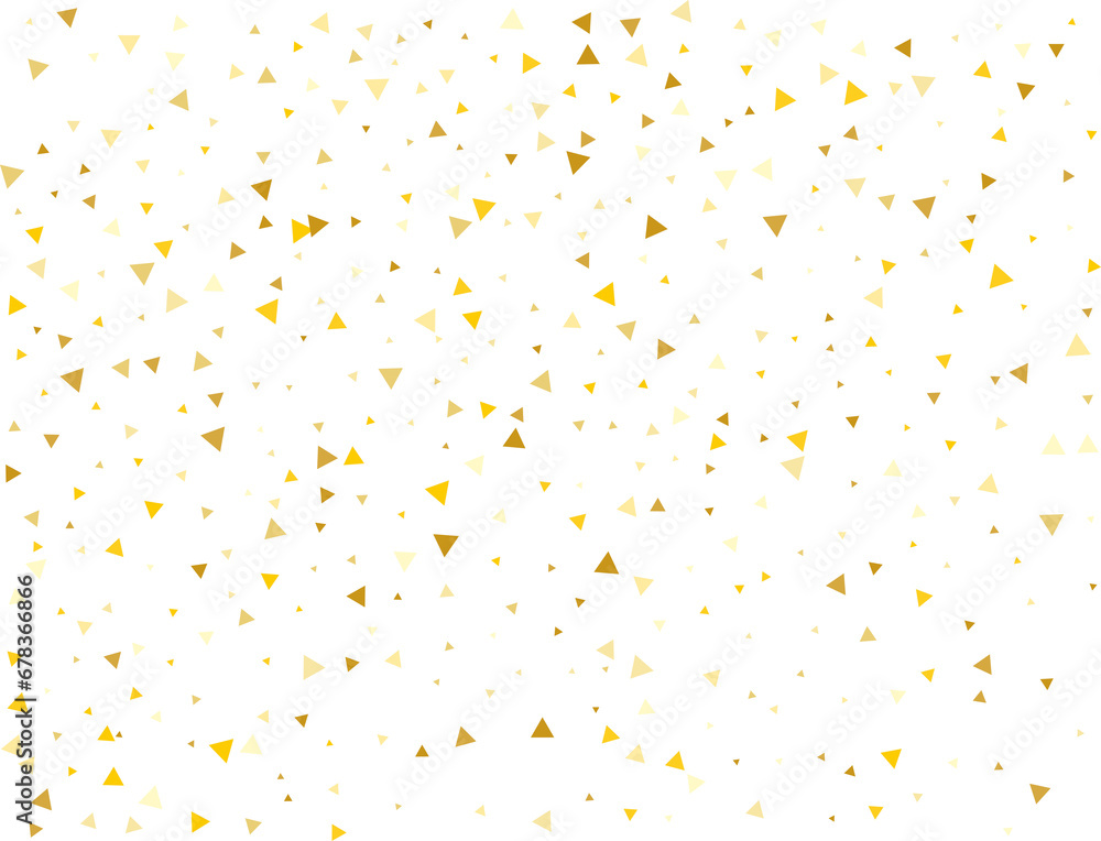 Holiday Golden Triangular Confetti Holiday Golden Triangular Confetti