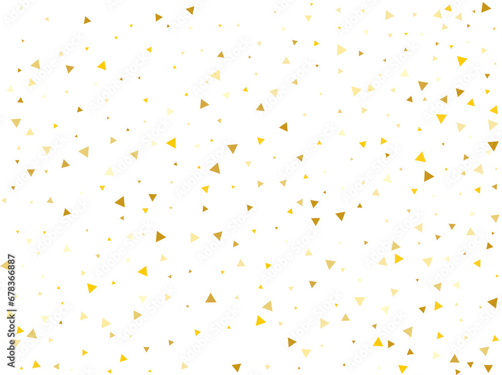 Holiday Golden Triangular Confetti Holiday Golden Triangular Confetti