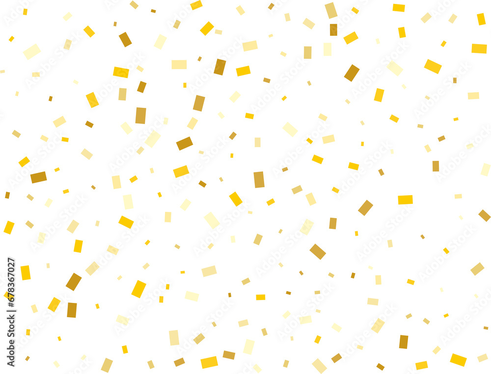 Luxury Gold Rectangular Confetti Luxury Gold Rectangular Confetti