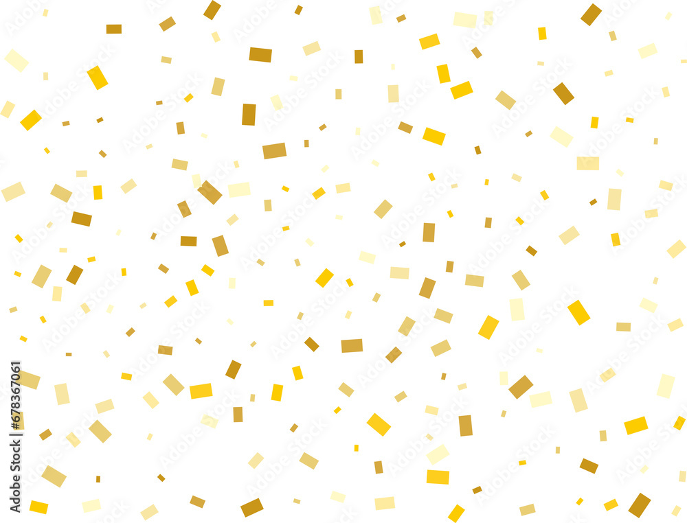 Luxury Gold Rectangular Confetti Luxury Gold Rectangular Confetti