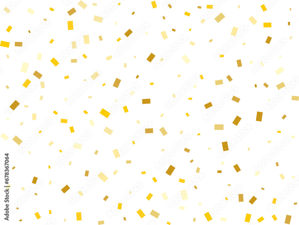 Luxury Gold Rectangular Confetti Luxury Gold Rectangular Confetti