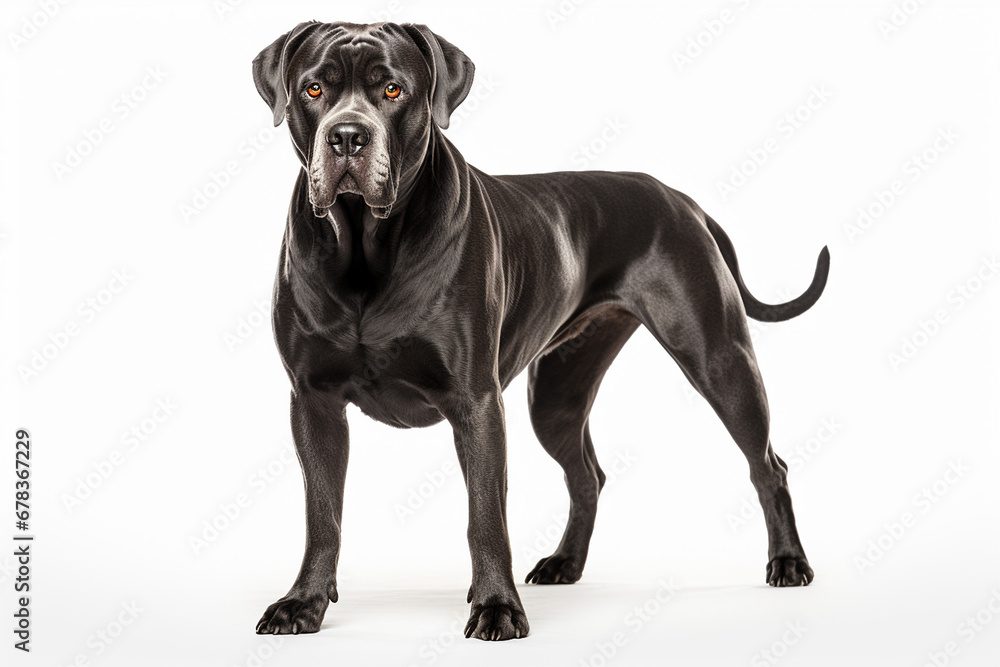 Cane Corso breed dog with white background Cane Corso breed dog with white background