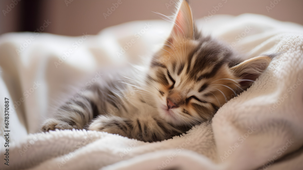 Sleeping Kitten