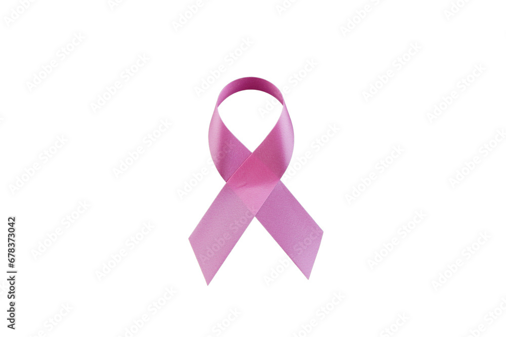 Pink Awareness Ribbon as Symbol of Breast Cancer Awareness Isolater Background Pink Awareness Ribbon as Symbol of Breast Cancer Awareness Isolater Background