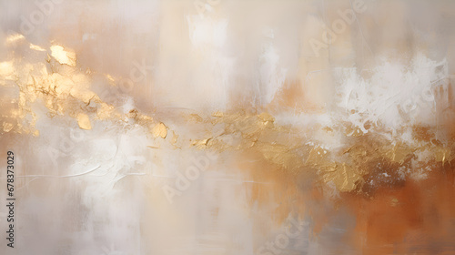 gold white shiny abstract art