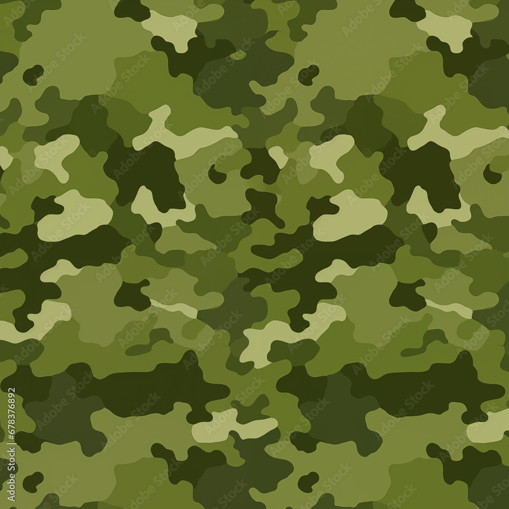 Green Military Camo Seamless Green Military Camo Seamless
