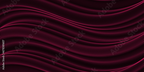 Hintergrund abstrakt  mit metallische wellen. Vektor Illustration. Technologie Konzept. Vorlage für Präsentationen, Flyer und vieles mehr.