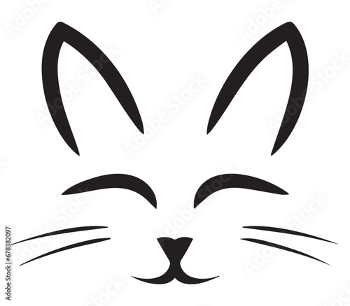 minimalist line art cat face drawing,abstract cat vector,eps,print ready,editable,cut file,clip art