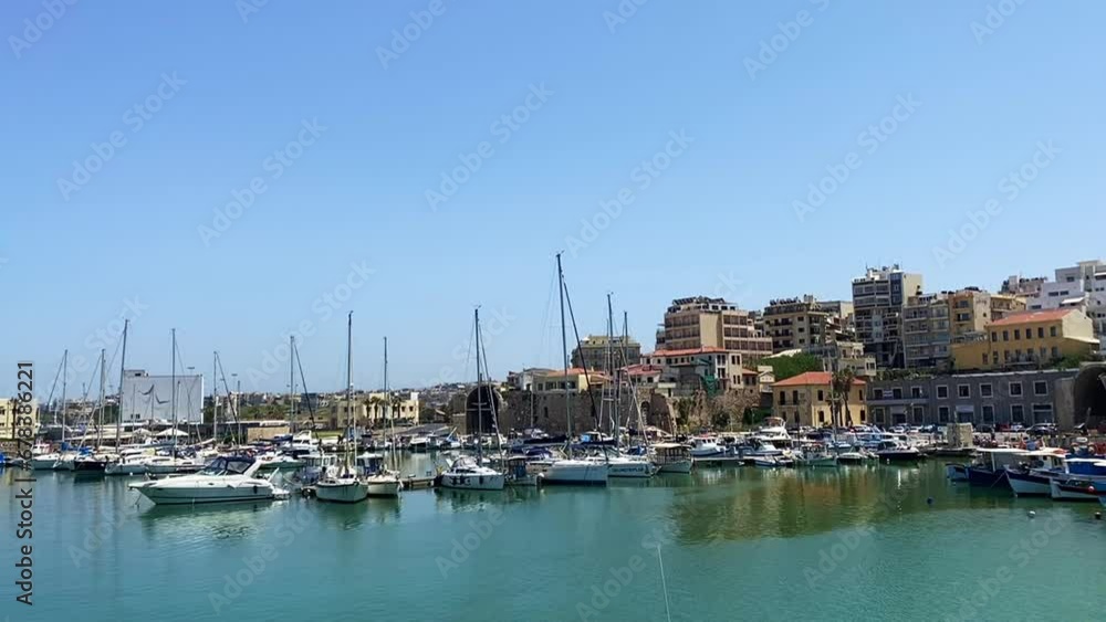 Hafen von Heraklion, Insel Kreta, Griechenland Hafen von Heraklion, Insel Kreta, Griechenland