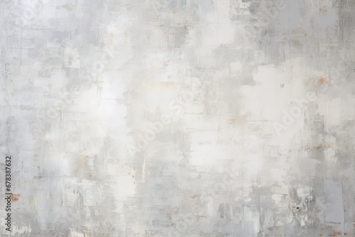 Abstract gray and white texture background of oil painting. © Bargais