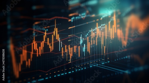 The dynamic background showcases a business-oriented money diagram, symbolizing profit and growth, adorned with exchange information.