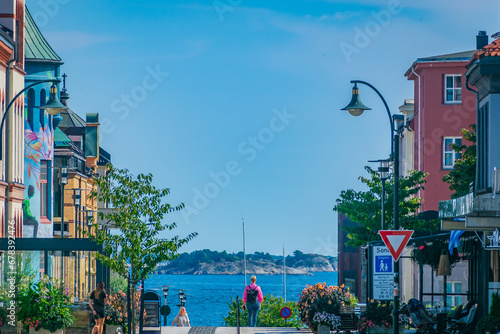 Cityscape of Kristiansand (Norway) photo