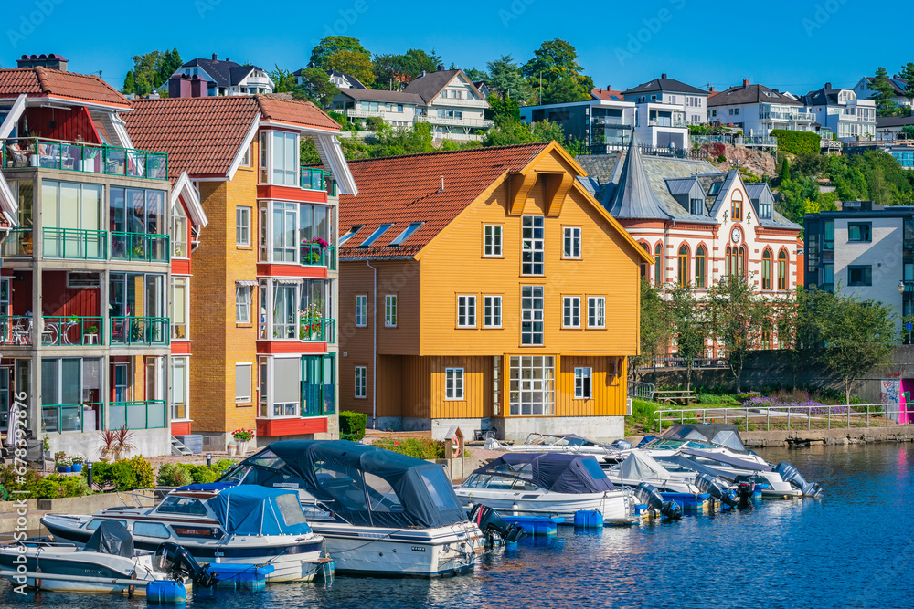 Cityscape of Kristiansand (Norway)