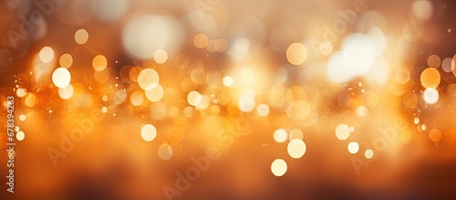 Blurred spots of gentle light on a background with bokeh photo