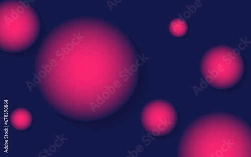 Abstrakter rosa Kreis Hintergrund. Modische Gradient und Komposition in lila und pink Farben. Vektor Illustration. Elements für Poster, Flyer, Einladung und vieles mehr.