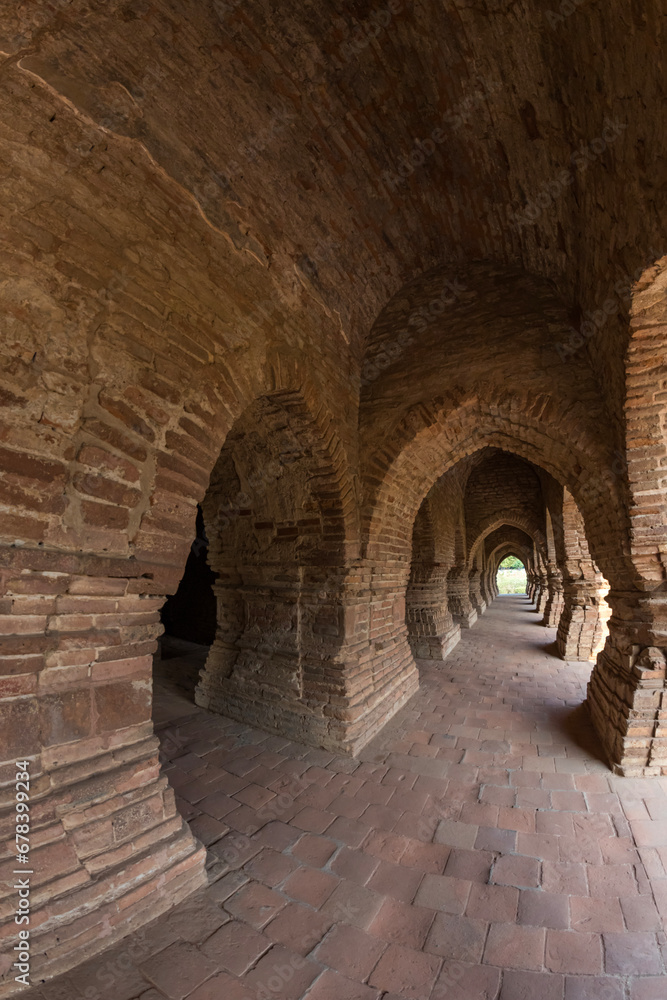 Ornately carved terracotta Hindu temple constructed in the 17th century Ras Mancha Interior walls of Ras Mancha, at bishnupur,west bengal India. Ornately carved terracotta Hindu temple constructed in the 17th century Ras Mancha Interior walls of Ras Mancha, at bishnupur,west bengal India.