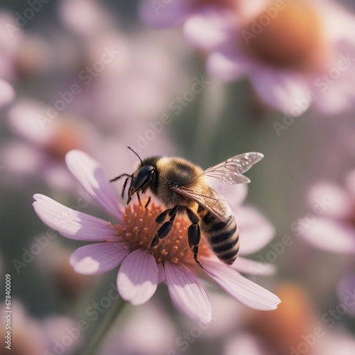 bee on flower