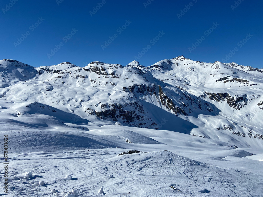 Winter landscape in mountains Winter landscape in mountains