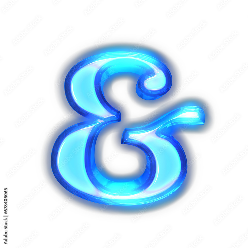 Blue symbol glowing around the edges Blue symbol glowing around the edges