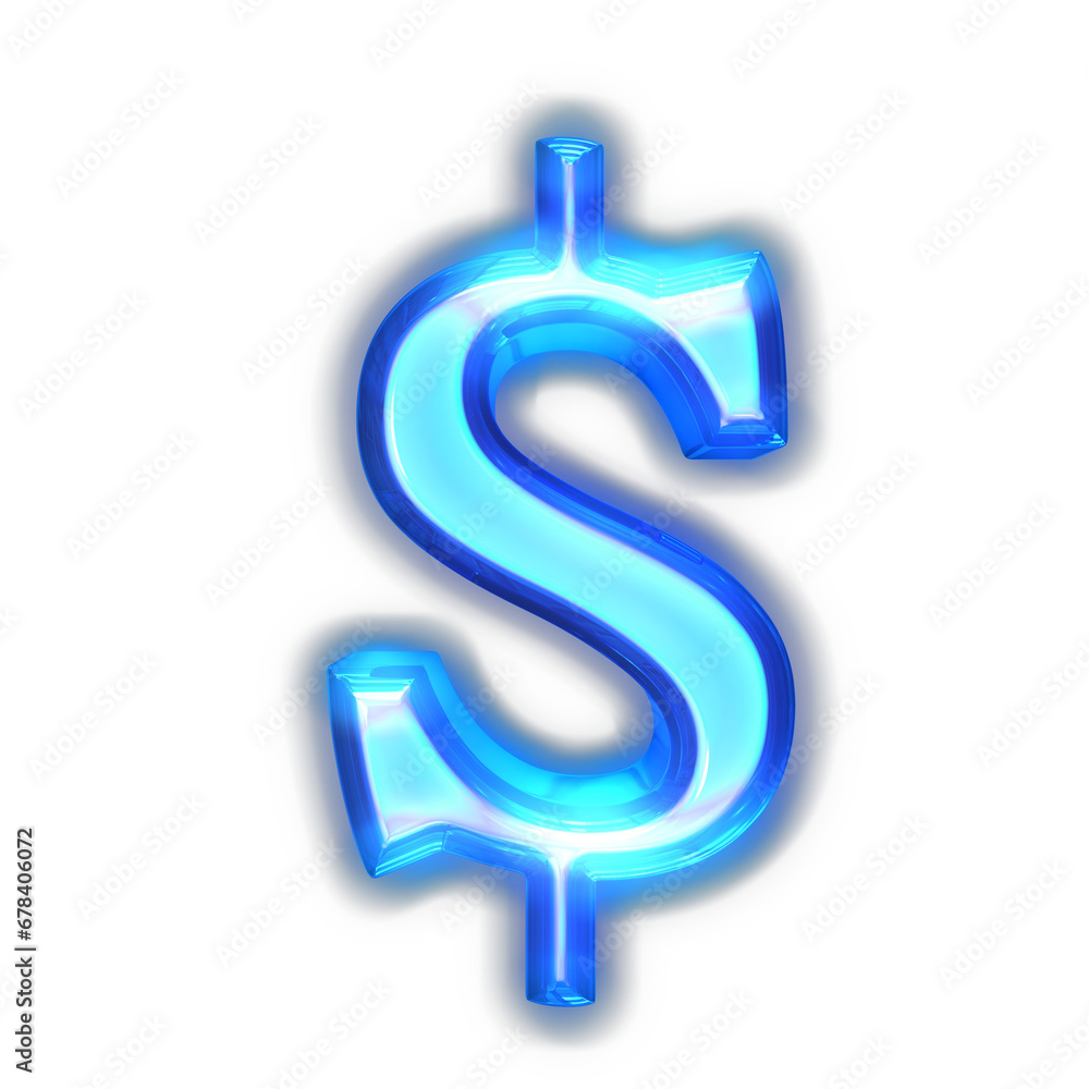 Blue symbol glowing around the edges Blue symbol glowing around the edges