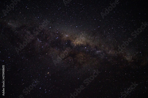 Background of the galactic center of the milky way