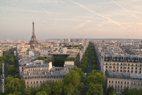 Atardecer con vistas a la torre Eiffel © Carolina