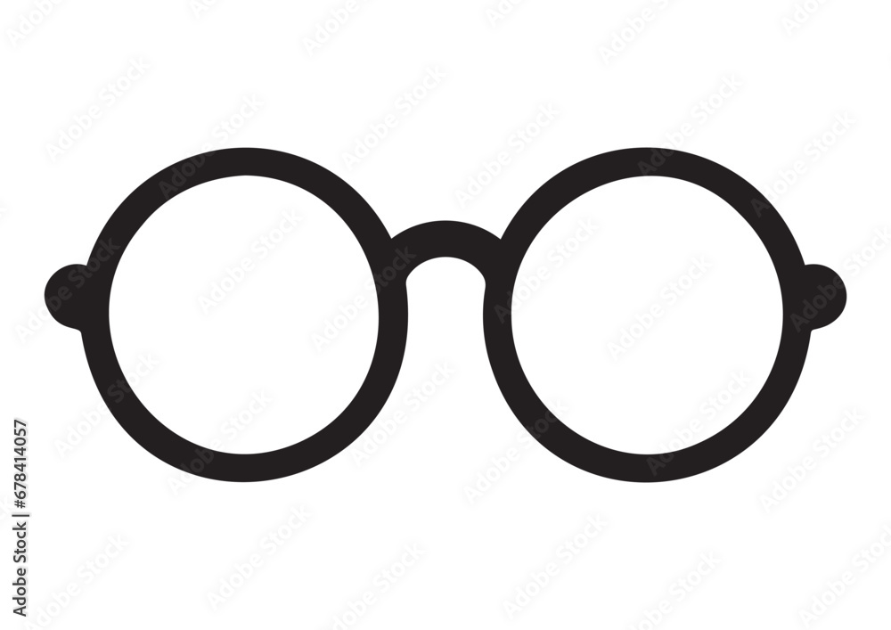 Black vector glasses illustration,eps,png,print ready Black vector glasses illustration,eps,png,print ready