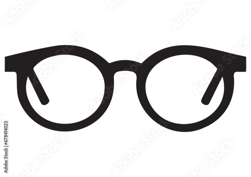Black vector glasses illustration,eps,png,print ready