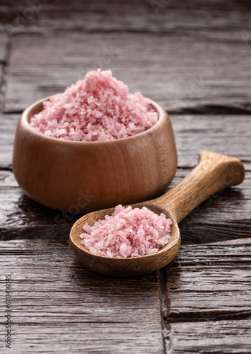 Red wine salt - Condiment to aromatize and season food