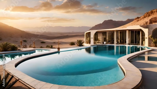 a luxury pool with a view  © Allison