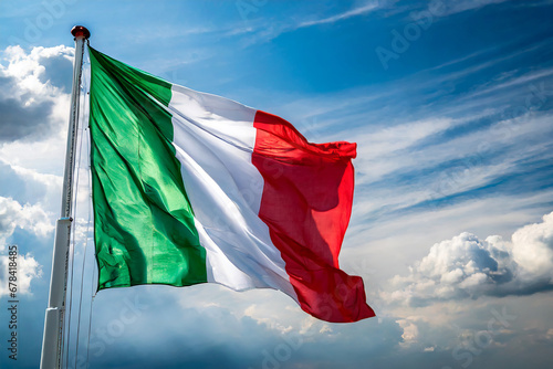 bandiera Italia  photo