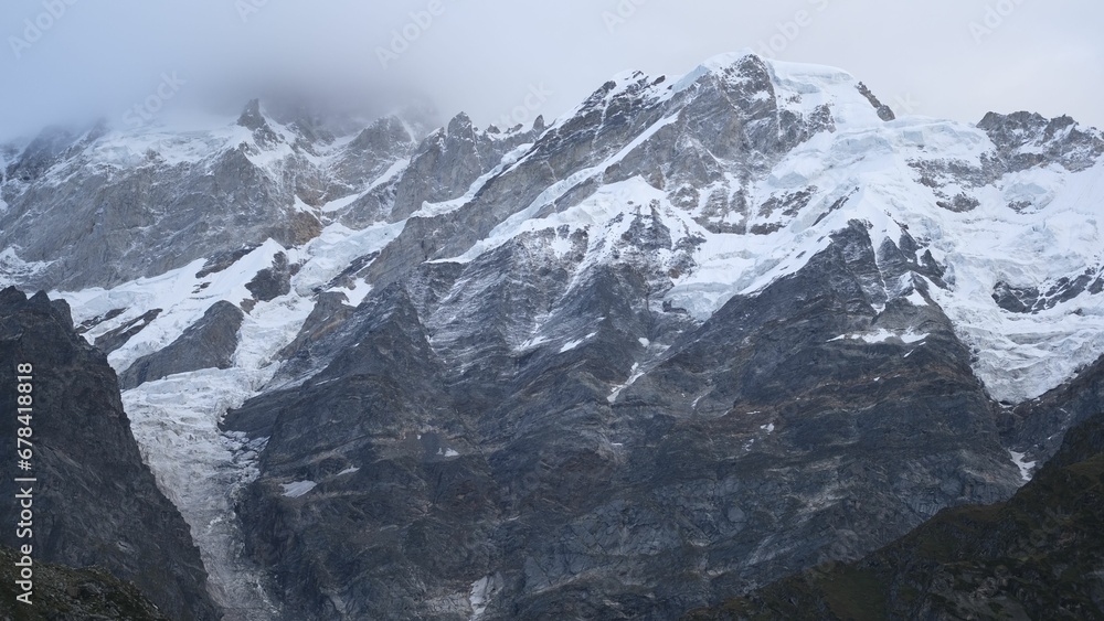 Himalaya Mountain range at Kedarnath, India