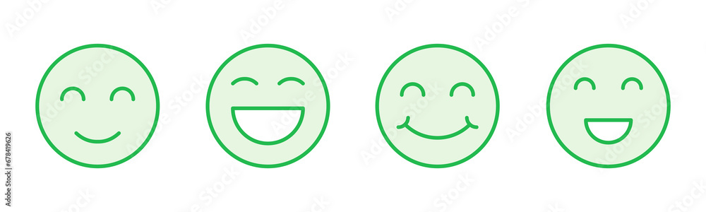 smile icon set. smile emoticon icon. feedback smile icon set. smile emoticon icon. feedback