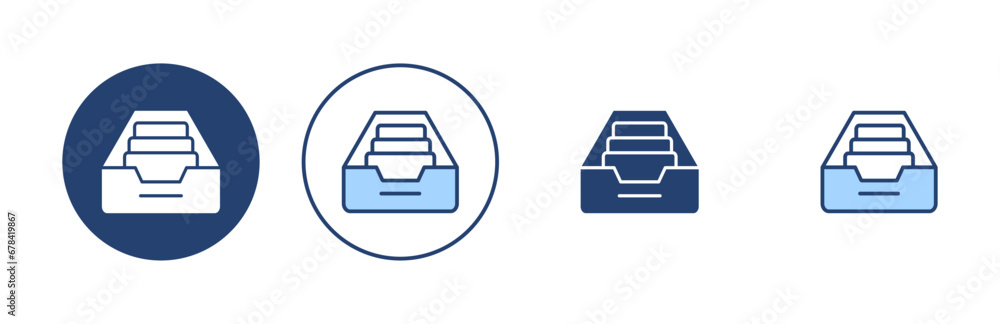 Archive folders icon vector. Document vector icon. Archive storage icon. Archive folders icon vector. Document vector icon. Archive storage icon.