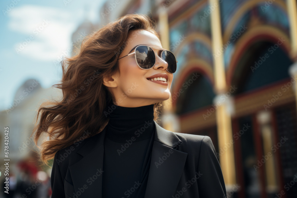 Successful happy businesswoman. Business concept. Portrait of woman Successful happy businesswoman. Business concept. Portrait of woman
