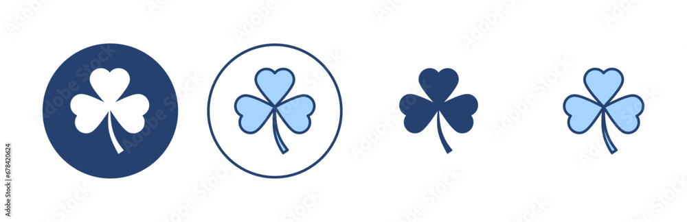Clover icon vector. clover sign and symbol. four leaf clover icon. Clover icon vector. clover sign and symbol. four leaf clover icon.
