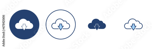 Cloud icon vector. cloud sign and symbol
