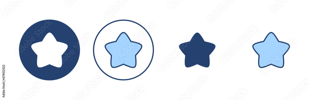 Star icon vector. rating sign and symbol. favourite star icon Star icon vector. rating sign and symbol. favourite star icon