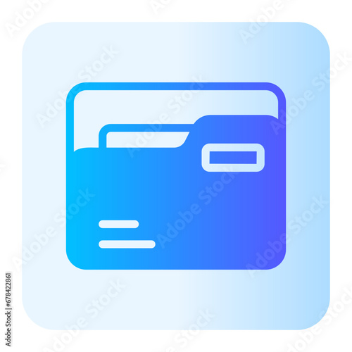 folder gradient icon