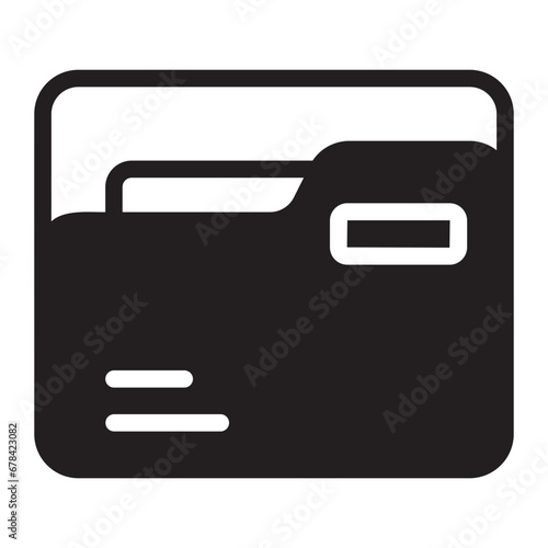 folder glyph icon